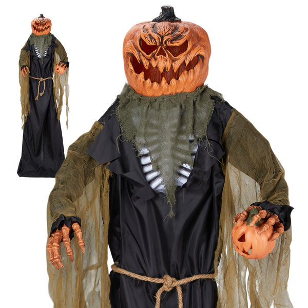 7 Foot Pumpkin Halloween Standing Outdoor Decoration