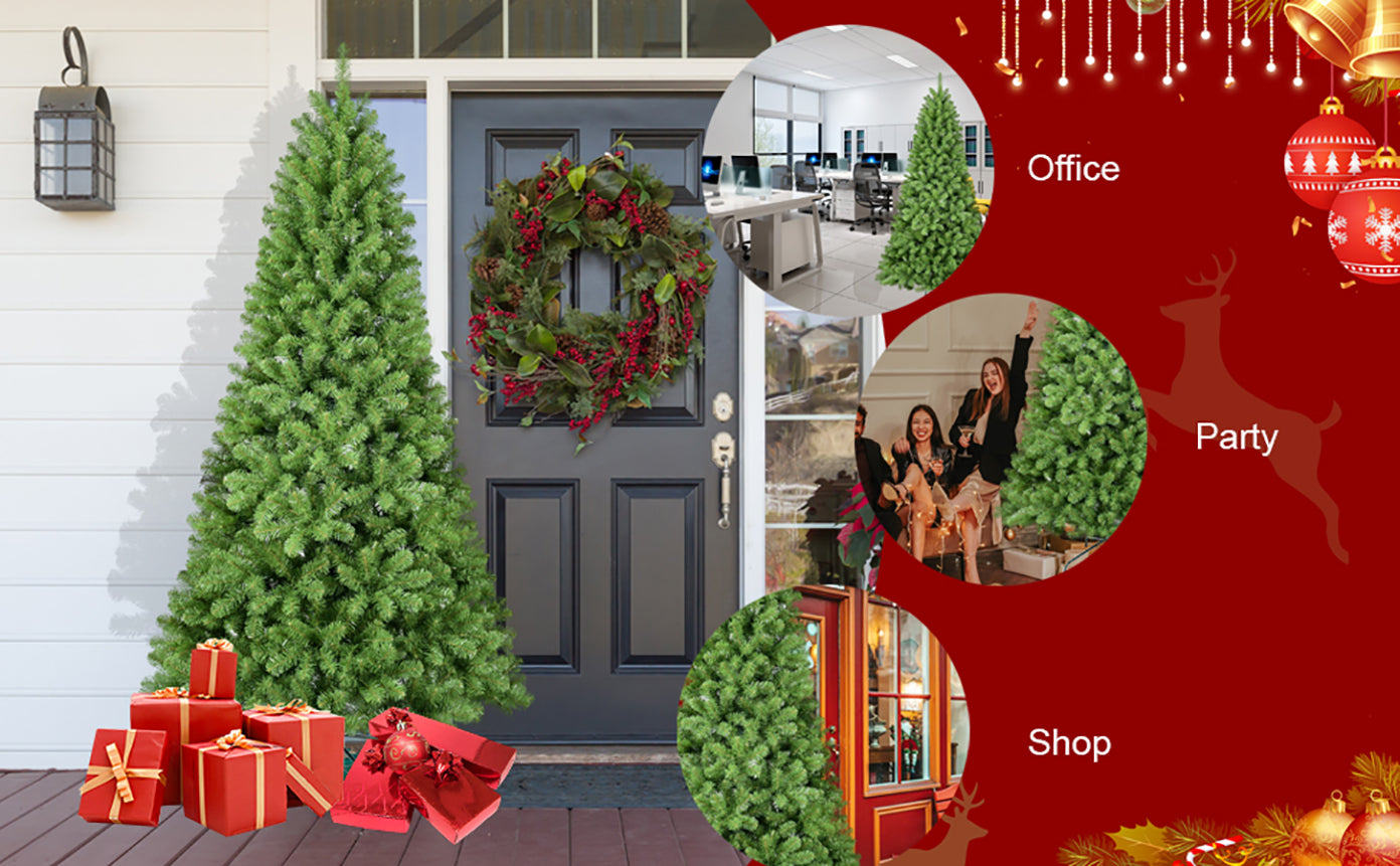 7ft Hinged Christmas Tree With Memory Wire 1064 Tips