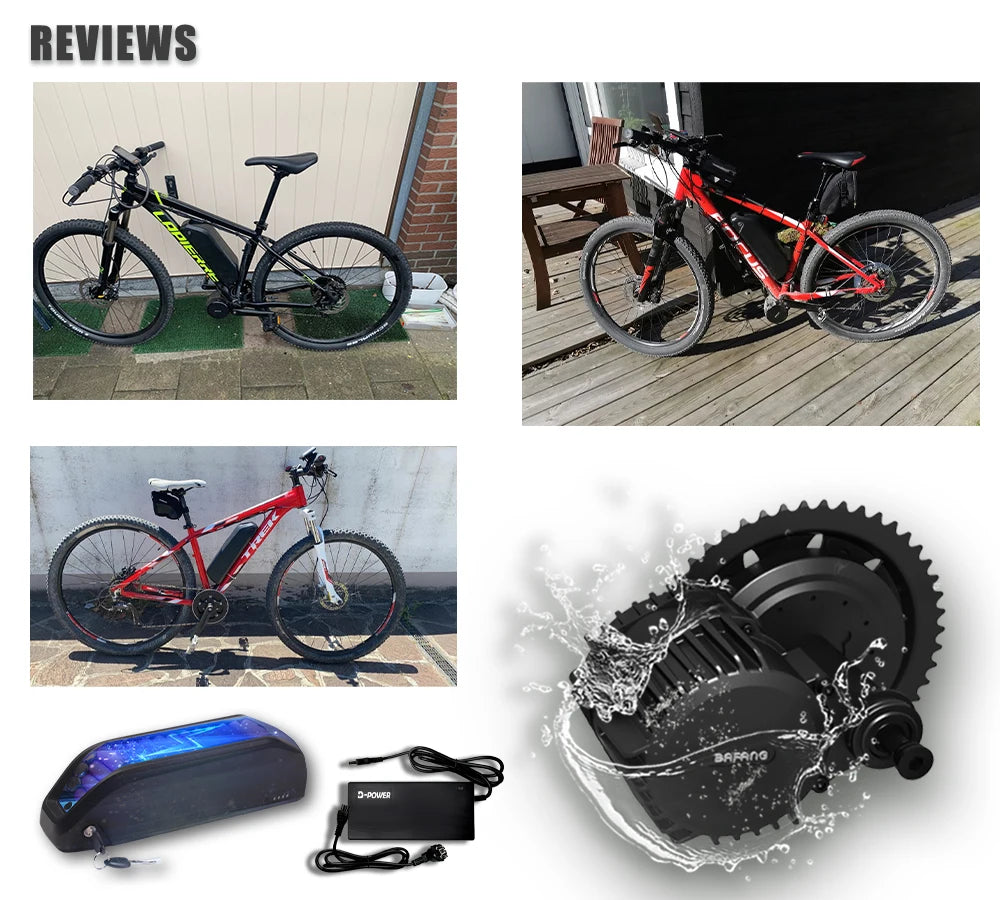 Bafang BBSHD 1000W Mid Drive Ebike Conversion Kit 52V