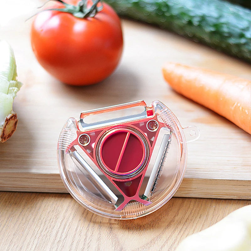 ThreeInOne Kitchen Peeler Grater Carrot Cutter Fruit Tool