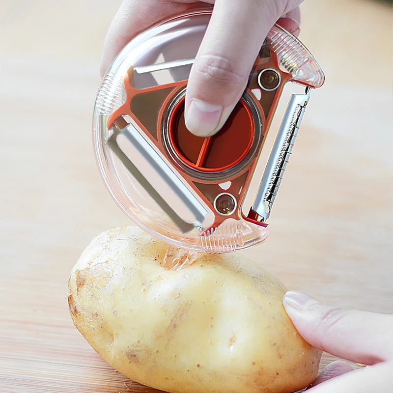 ThreeInOne Kitchen Peeler Grater Carrot Cutter Fruit Tool
