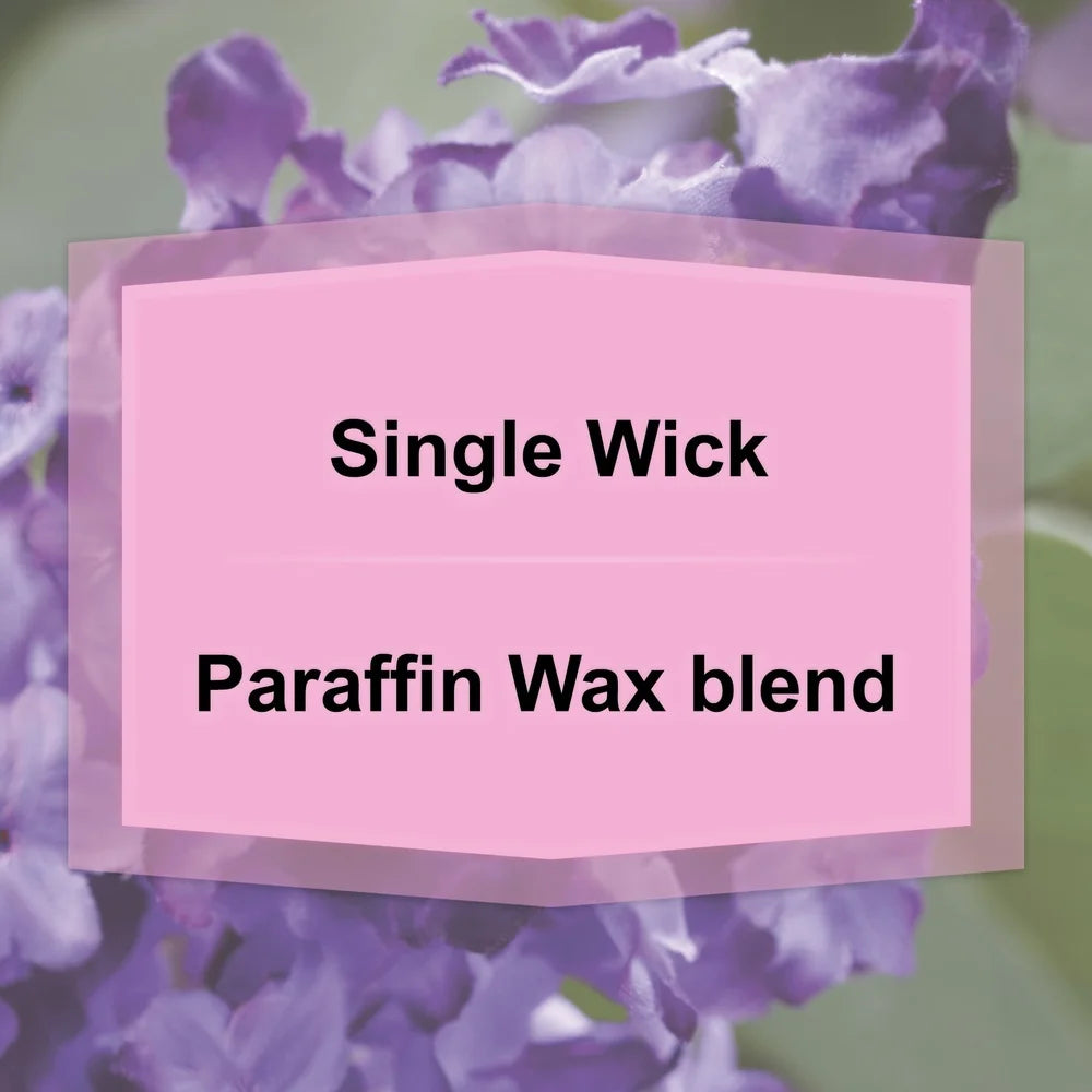 Lilac Breeze Scented Candle 20 Oz Single Wick Glass Jar