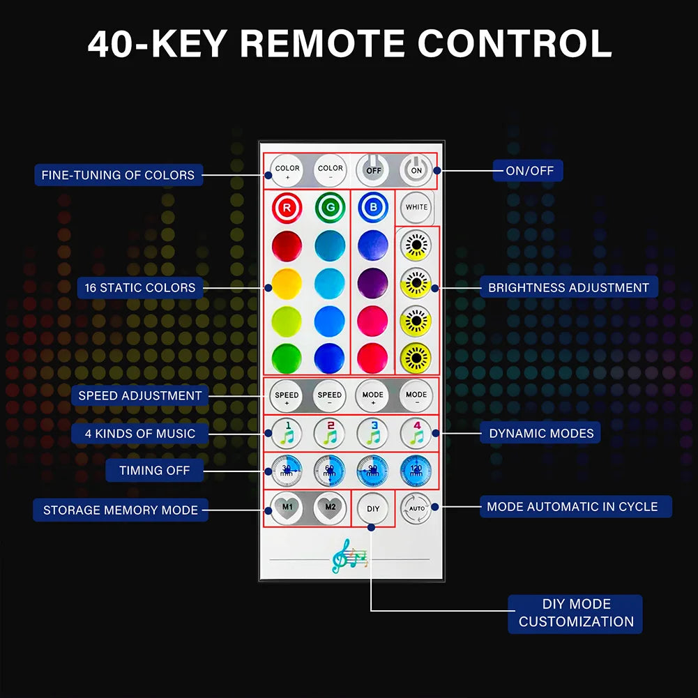 Led Lighted Wooden Liquor Shelves With App Remote Control