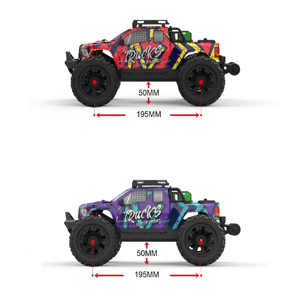 Jiusi PT14R MT14R One Fourteenth RC Car 4WD Brushless Truck