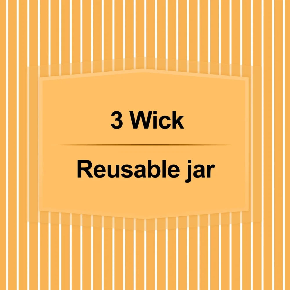 Three Wick Scented Candle Cranberry Mandarin 14oz Gift