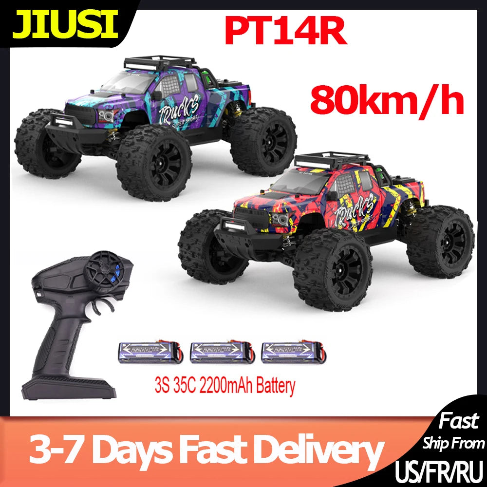 Jiusi PT14R MT14R One Fourteenth RC Car 4WD Brushless Truck