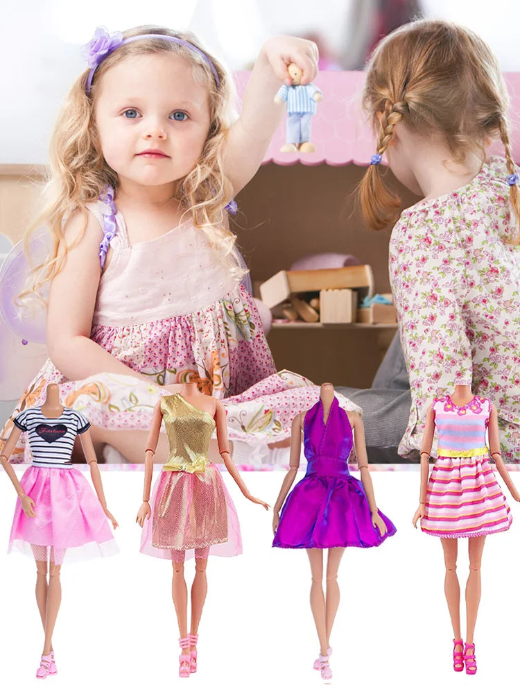32 Pcs Doll Clothes Set Fairy Collection Dress Up For Girls