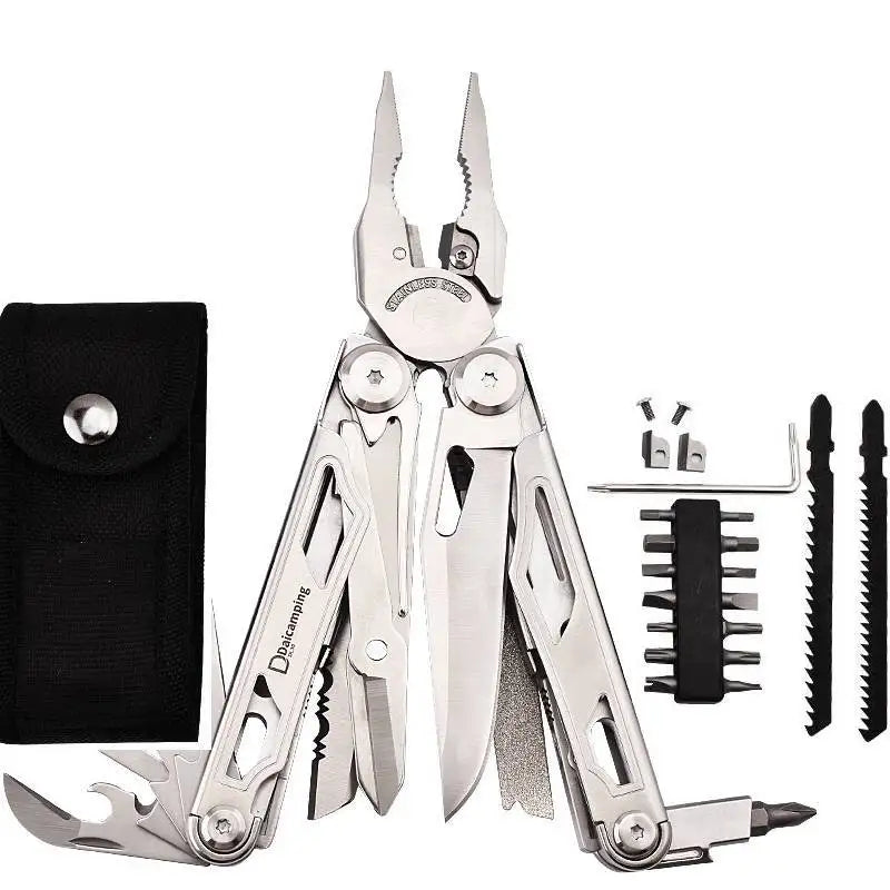 Daicamping DL30 Multitool EDC Clamp Knife Scissors Pliers
