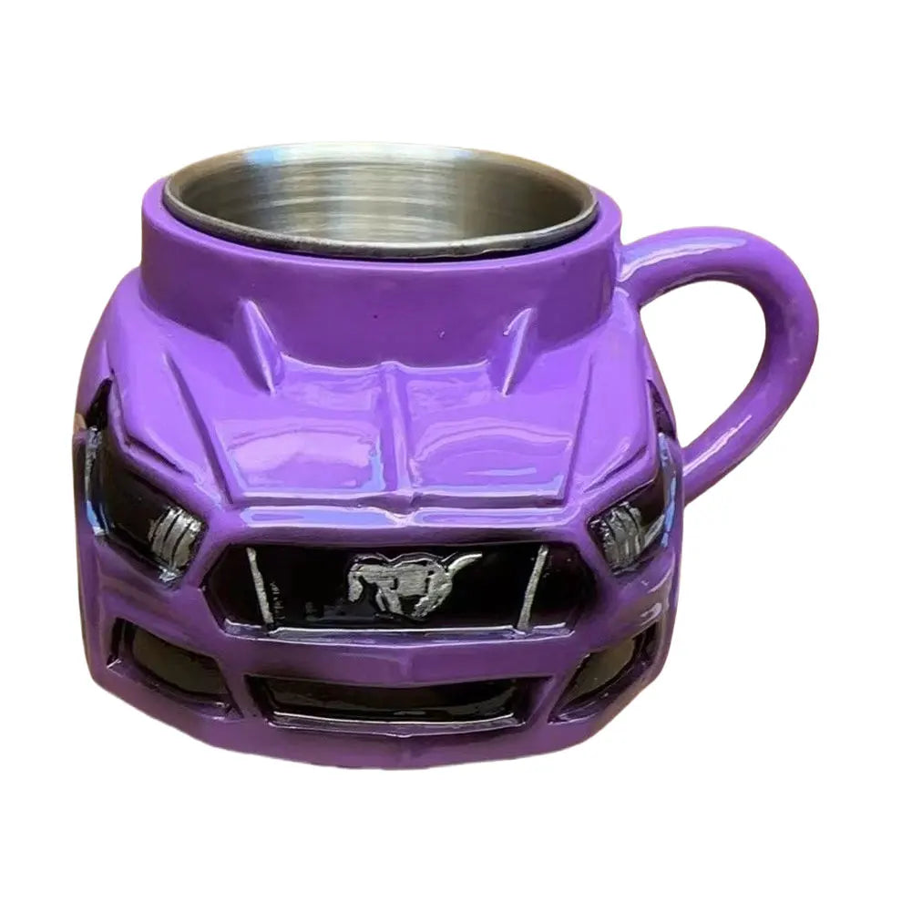 Handcrafted Car Shaped Stainless Steel 300ML Coffee Mug