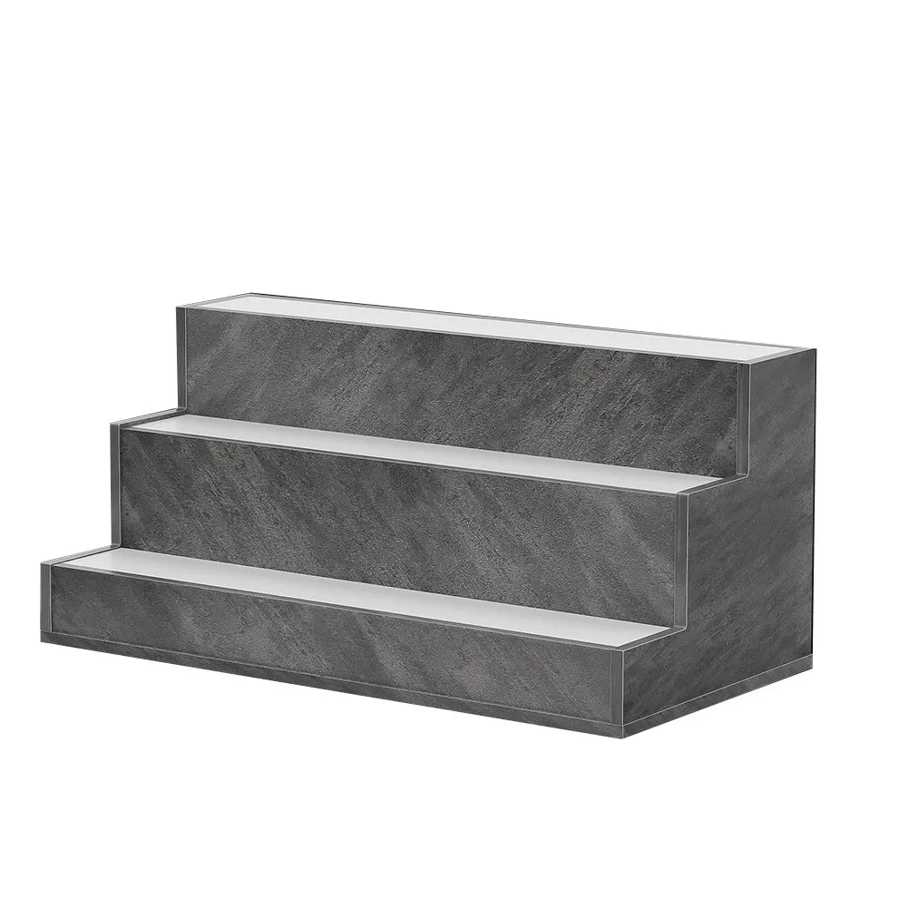 Led Lighted Wooden Liquor Shelves With App Remote Control