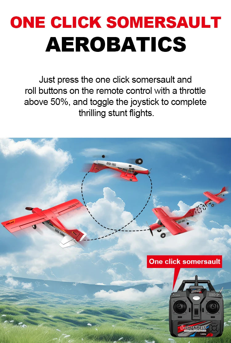 Qidi560 RC Plane Moore M7 Off Road 4CH Brushless EPP Foam