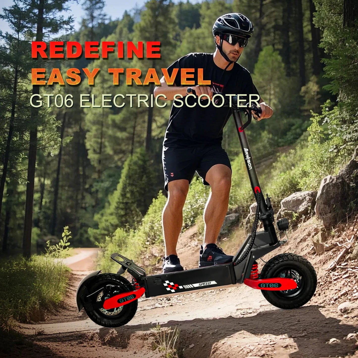 Arwibon GT06 1200W Foldable Escooter For Adults 25MPH
