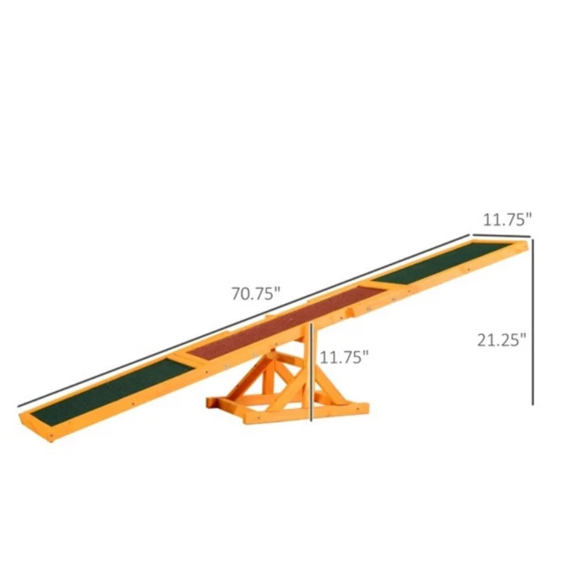 Pet Seesaws Training Toy For Dogs Agility Balance Outdoor Playground Equipment