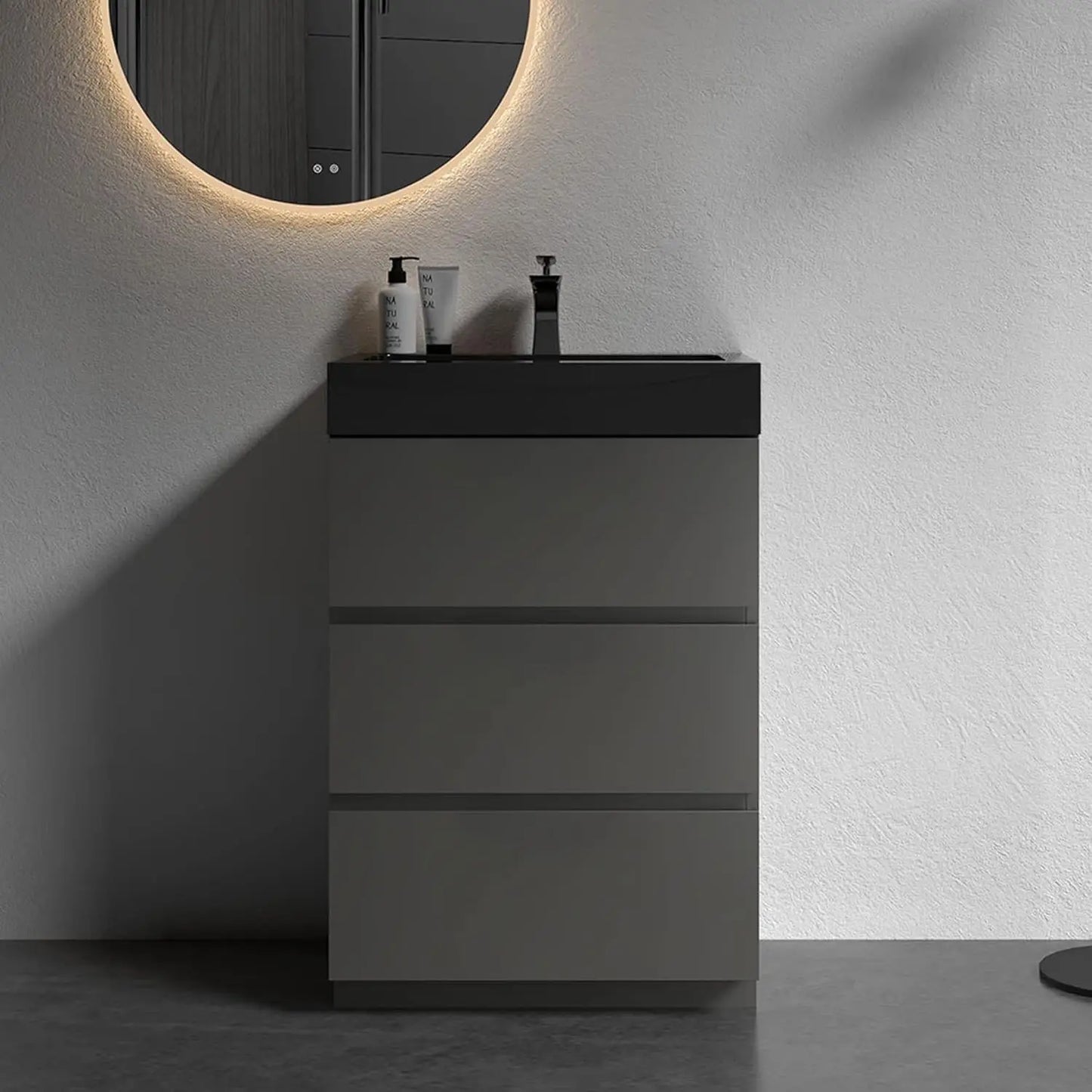 Alice 36 Inch Bathroom Vanity With Overflow And Sink