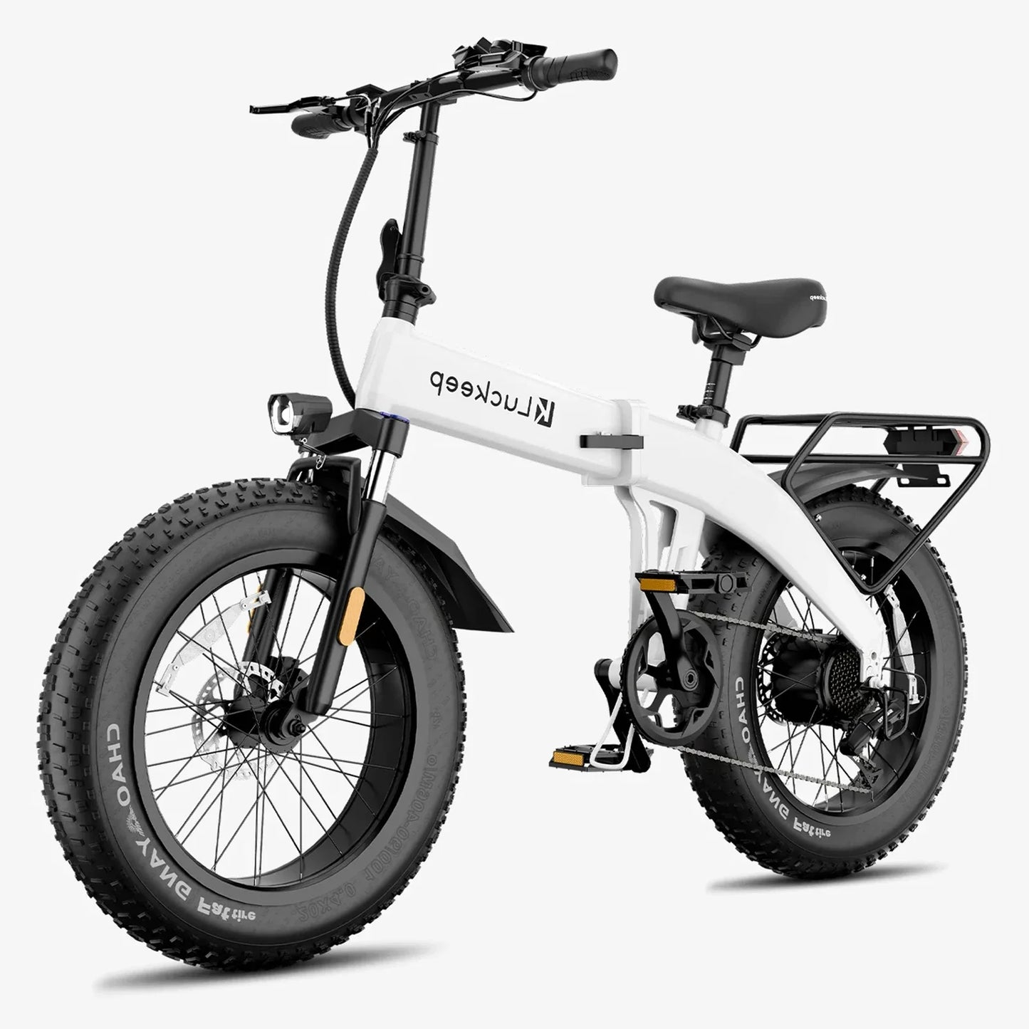 Luckeep X1 Fold Electric Bike 1400W Peak Motor 48V 15Ah Battery 20 Inch Fat Tire
