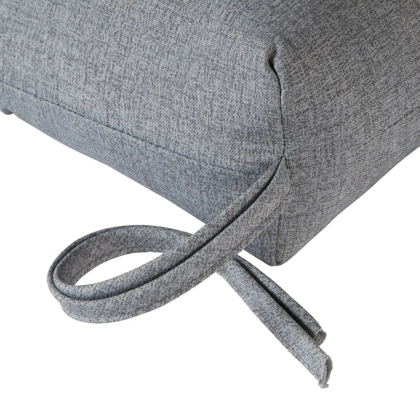 Heather Gray 44 x 22 Inch Outdoor High Back Chair Cushion