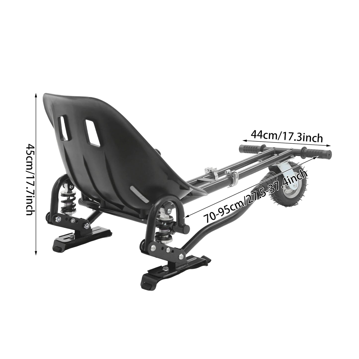 Adjustable Hoverboard Seat Attachment For Balancing Scooter