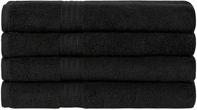 Four Piece Luxury Bath Towel Set Organic Cotton 500GSM