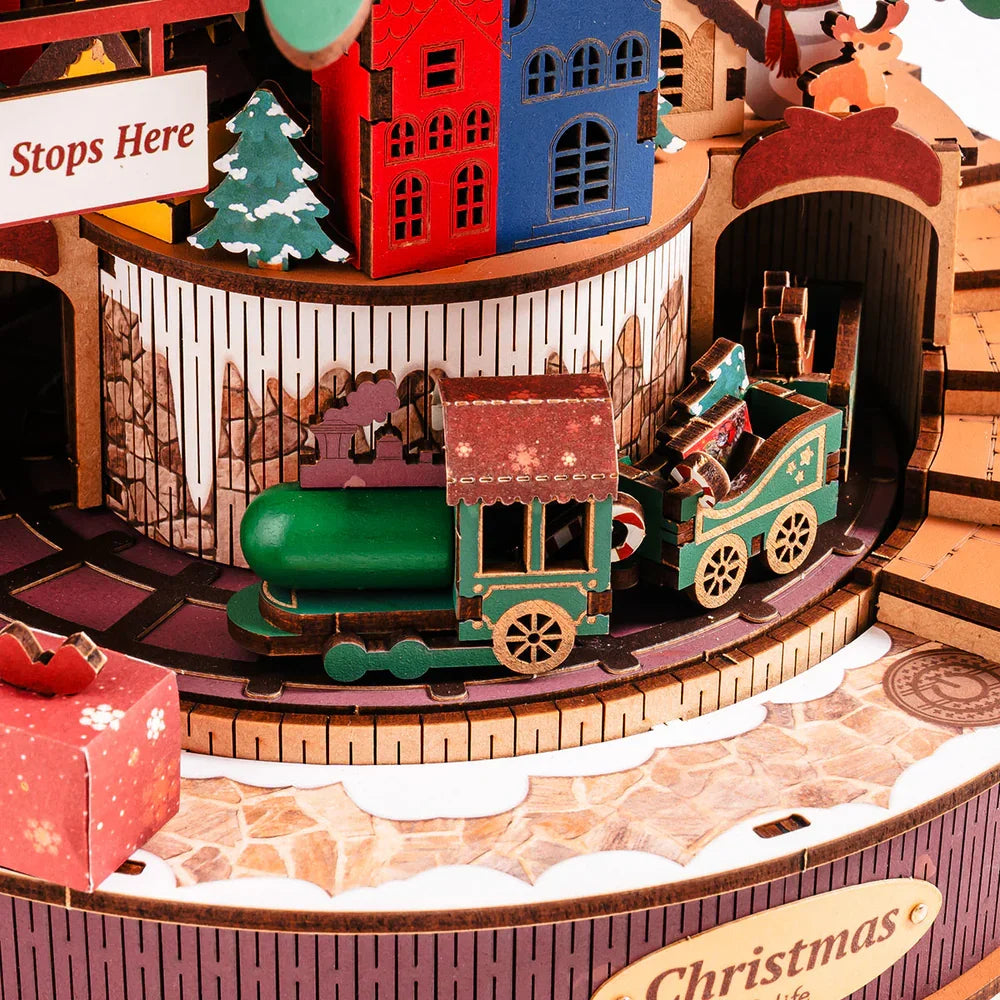 Robotime Christmas Melody Tree Music Box Puzzle Light