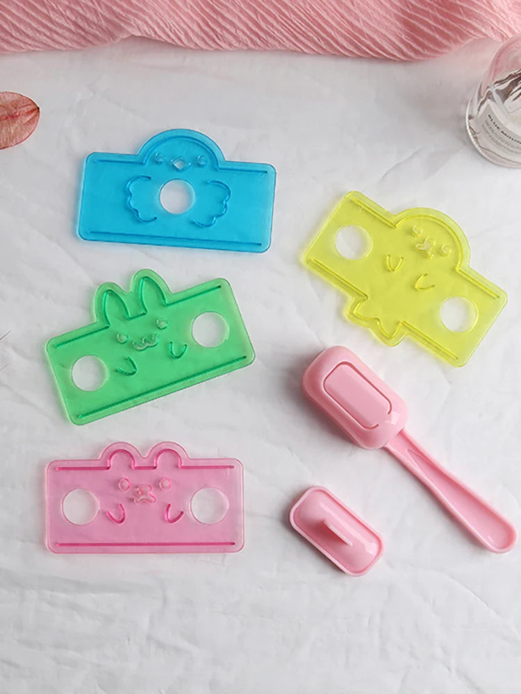 Creative 5 In 1 Cartoon Rice Ball Mold Onigiri Cutter