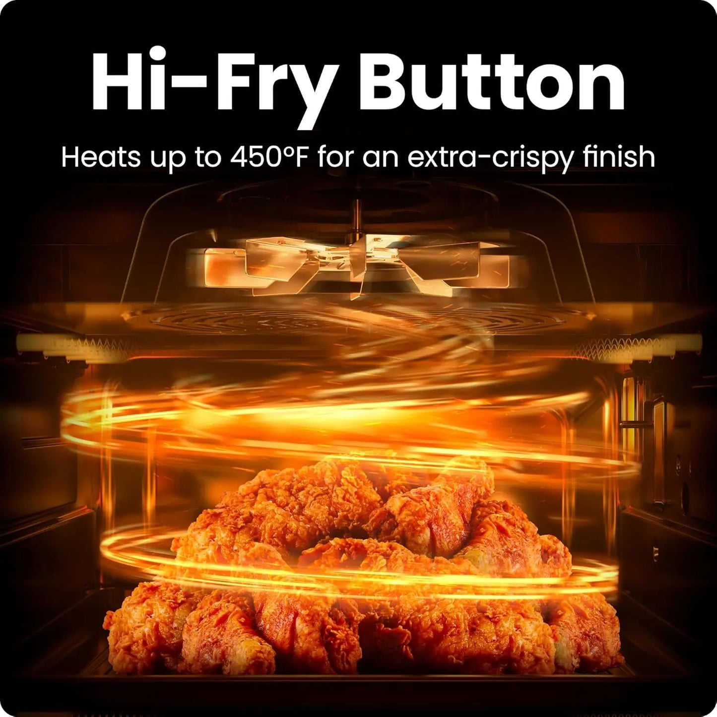Air Fryer - 4 QT Compact Airfryer for Quick & Easy Meals in Minutes, Features Hi-Fry Technology for Extra Crisp, Touchscreen Con
