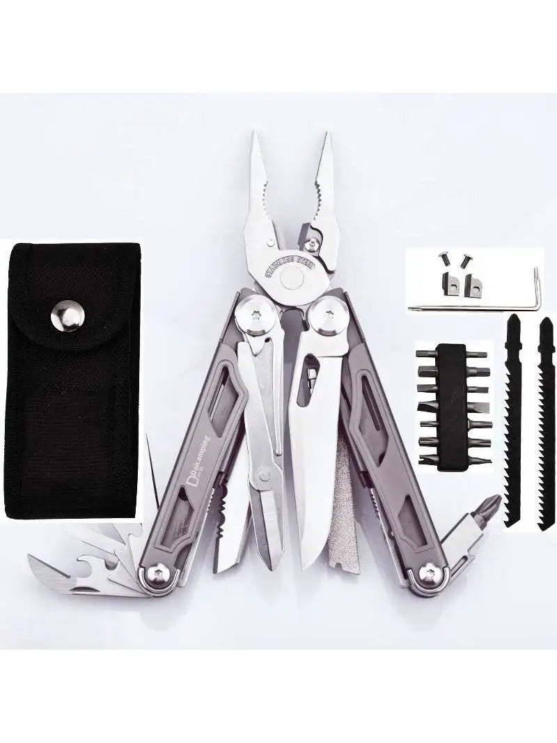 Daicamping DL30 Multitool EDC Clamp Knife Scissors Pliers