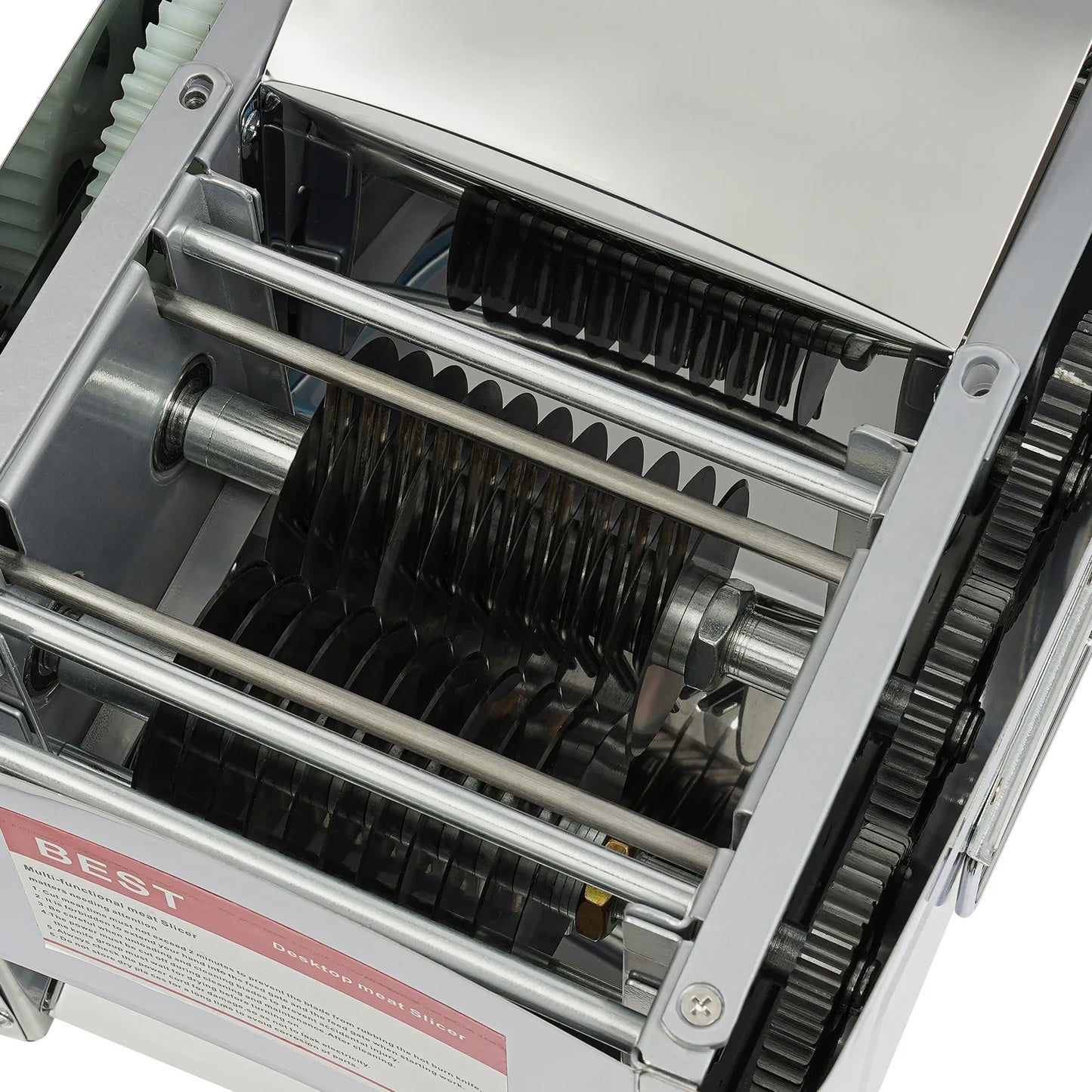 850W Electric Meat Cutter Stainless Steel Slicer US 110V