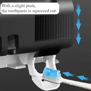 Wall Mounted Toothbrush Dispenser With Four Slots