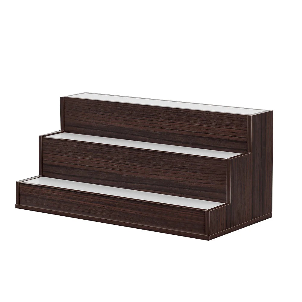Led Lighted Wooden Liquor Shelves With App Remote Control