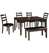 Farmhouse Coffee Table Lift Top Storage Grayish Brown