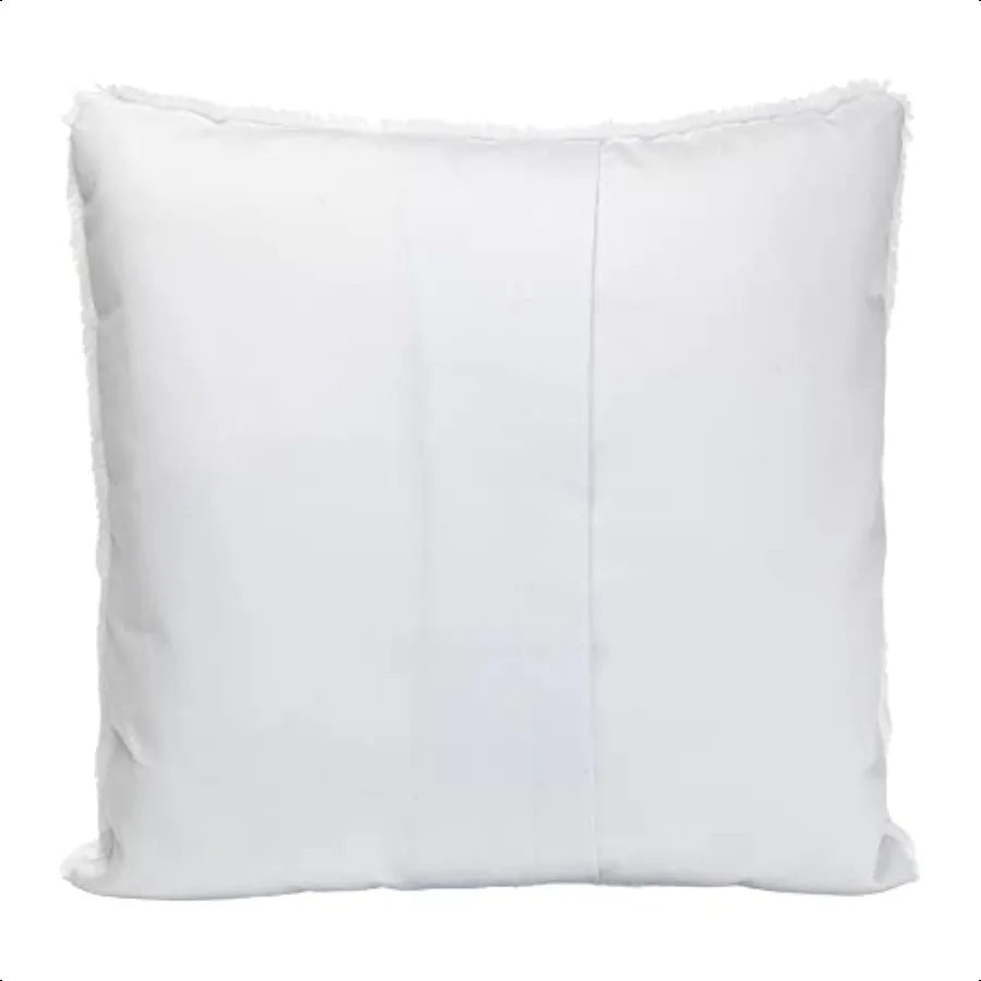 Classic White Black Furry Decorative Throw Pillow