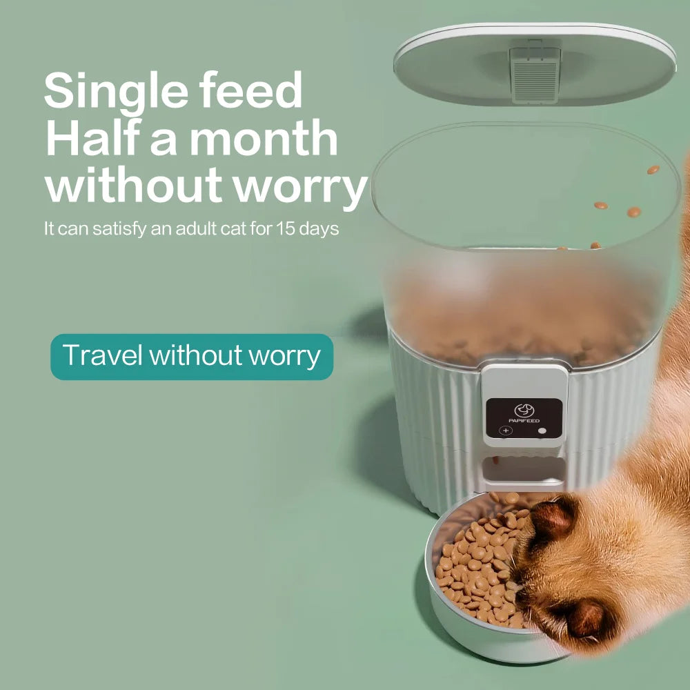 Papifeed Cat Automatic Feeder WiFi Remote Dispenser