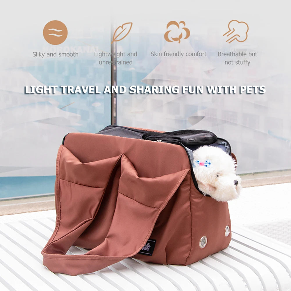 Breathable Cat Carrier Bag Portable Travel Shoulder Bag