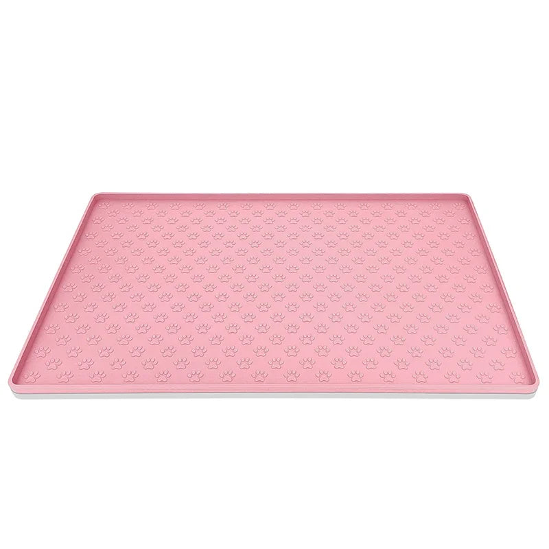 Pet Placemat Dog Cat Feeding Mat Silicone Waterproof Feeder Mats