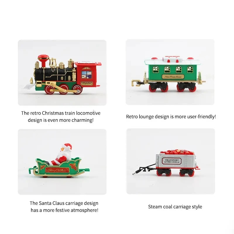 Christmas Train Electric Toys for Tree Decoration and Sound