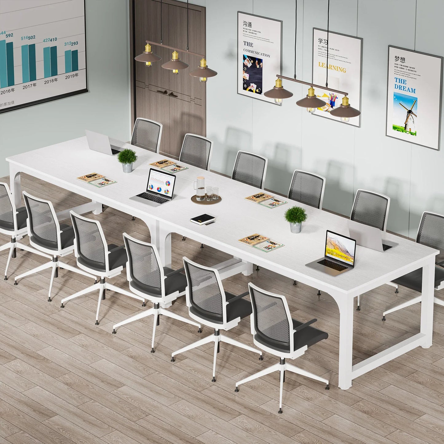 Tribesigns Modern Computer Desk Large Office Table