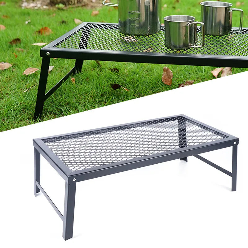 Folding Outdoor Camping BBQ Grill Portable Stand Equipment Picnic Cooking Grate Party Supplies