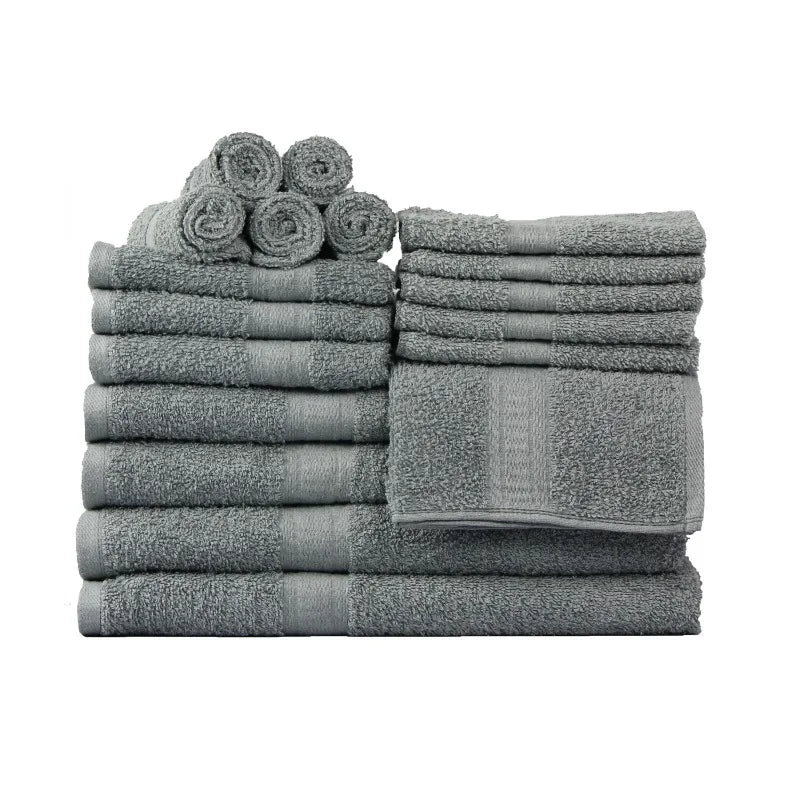 Comfy Cottage 18 Piece Cotton Towel Set Bath Towels