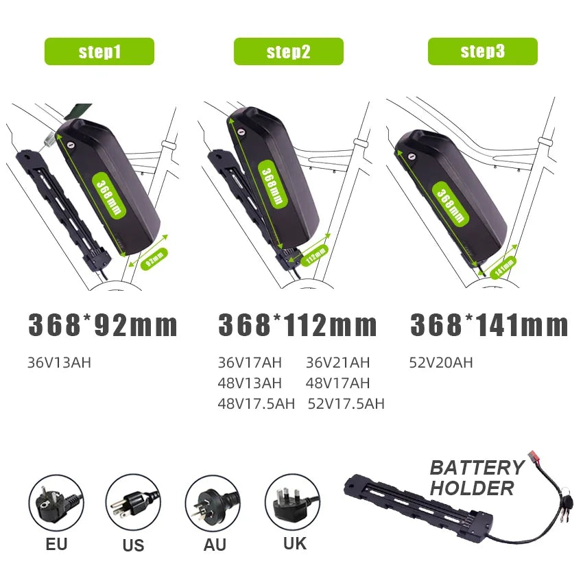 Bafang BBSHD 1000W Mid Drive Ebike Conversion Kit 52V