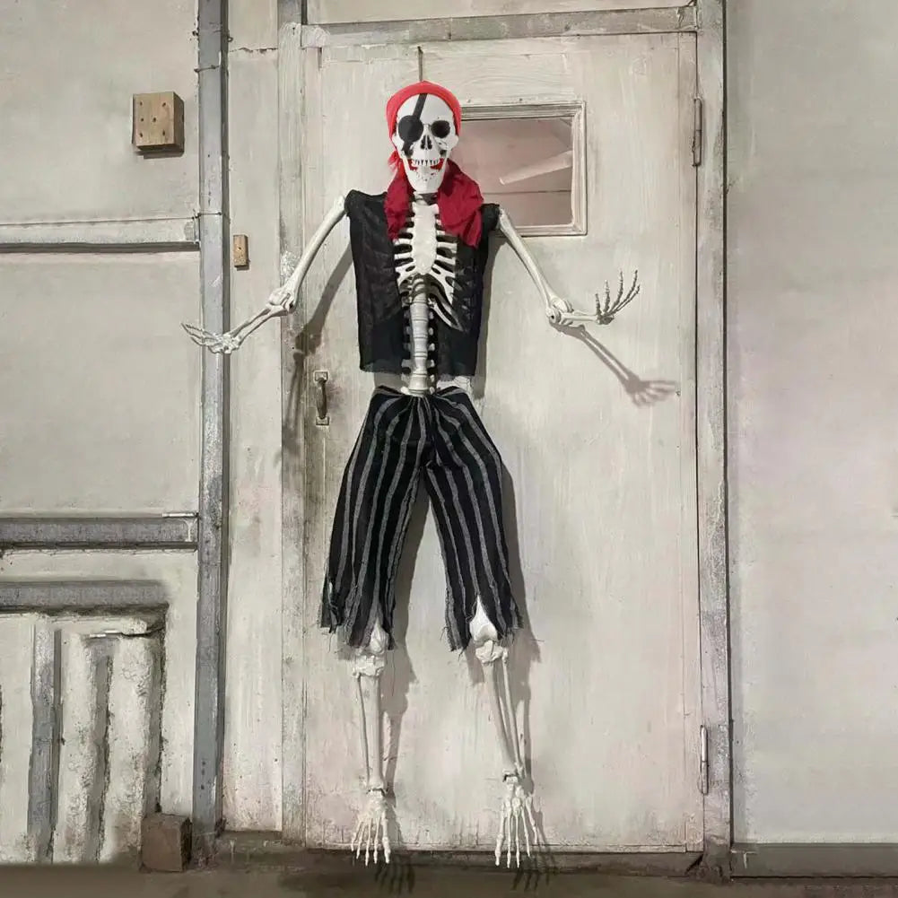 Life Size Plastic Skeleton With Posable Joints Halloween