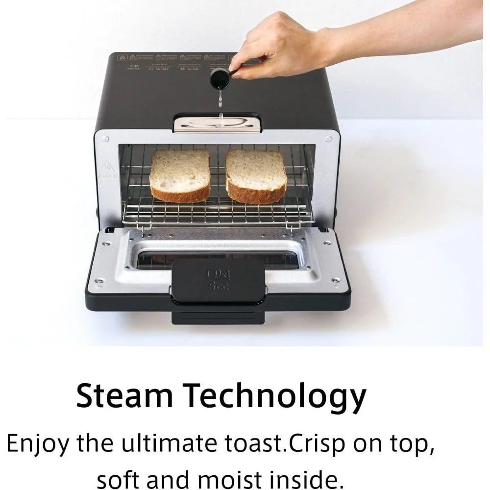 Steam Oven Toaster with 5 Cooking Modes for Sandwich Bread Artisan Bread Pizza and Pastry Precise Heat Control and Steam Technology
