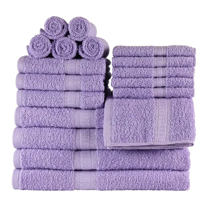 Comfy Cottage 18 Piece Cotton Towel Set Bath Towels