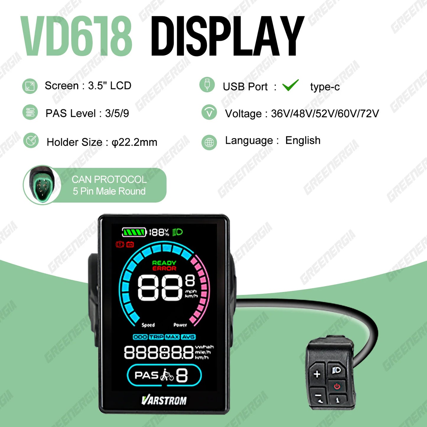BAFANG UART CAN Display DPC18 DZ40 DM03 EKD01 Bluetooth