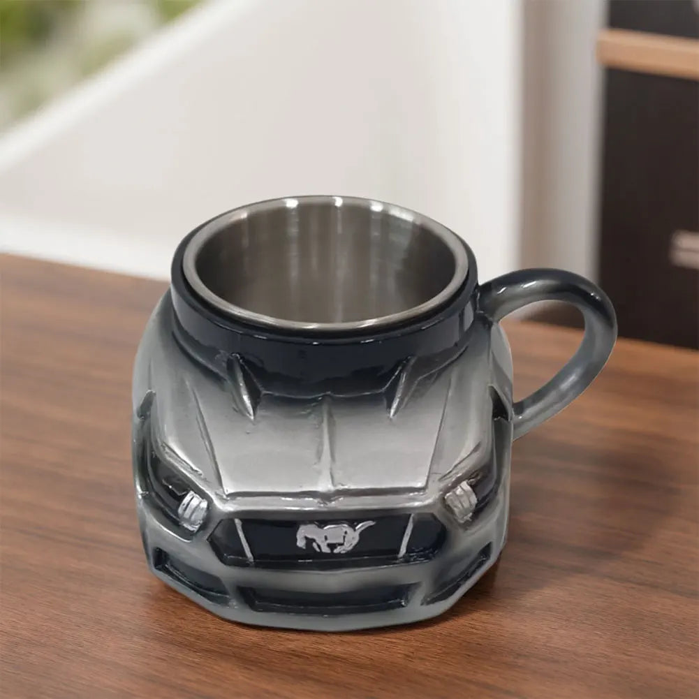 Car Shaped Coffee Mug Novelty Stainless Steel Cup For Men