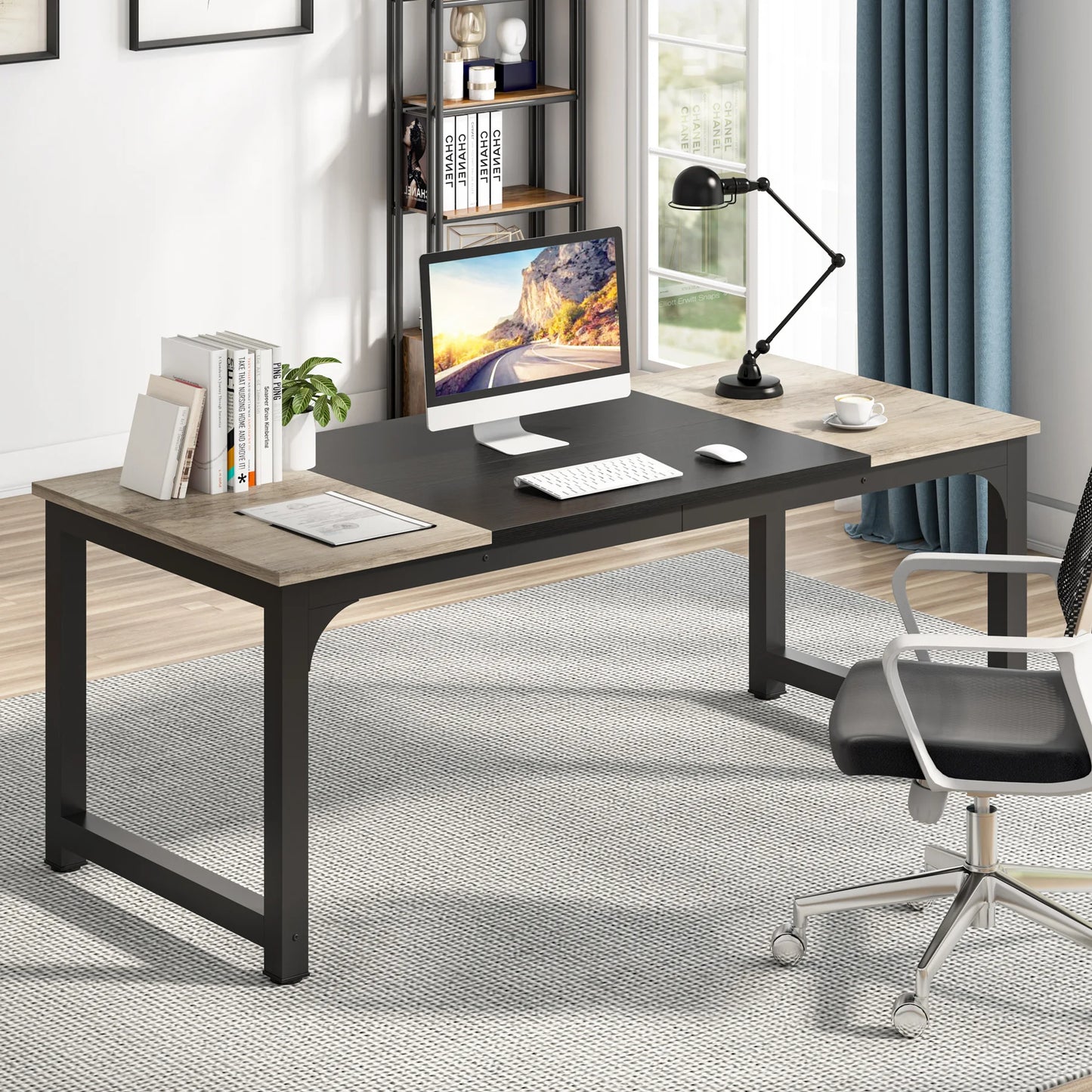 Tribesigns Modern Computer Desk Large Office Table