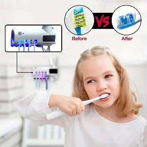 Wall Mounted Toothbrush Dispenser With Four Slots