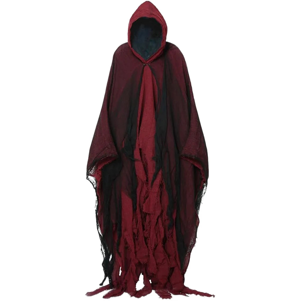 Halloween Ghost Dementor Cosplay Cloak Hood For Men Women