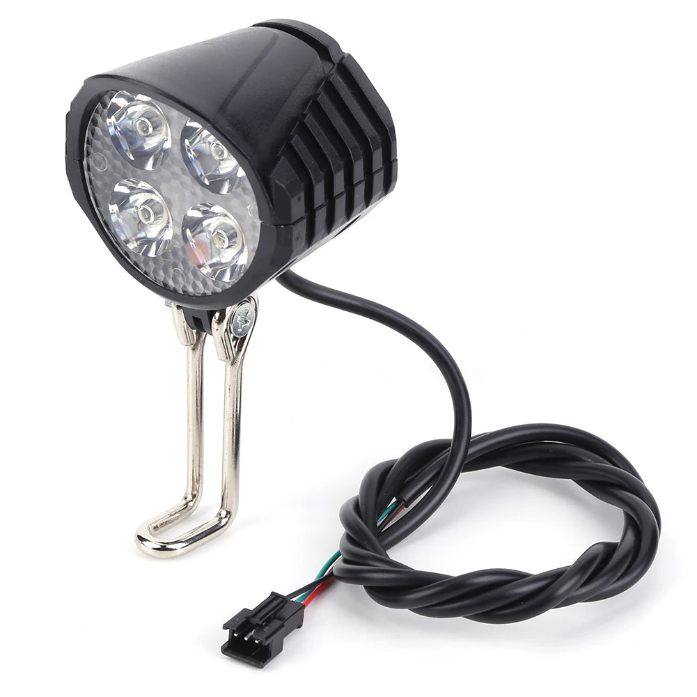 Electric Bicycle Light With Horn 48V LED Front Easy Install