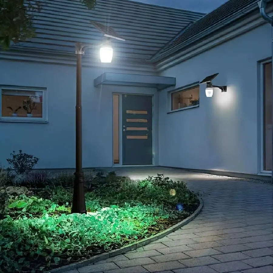 1PC 100W Solar Wall Lamp Outdoor Solar Pole Light IP65 Waterproof LED Solar Lights