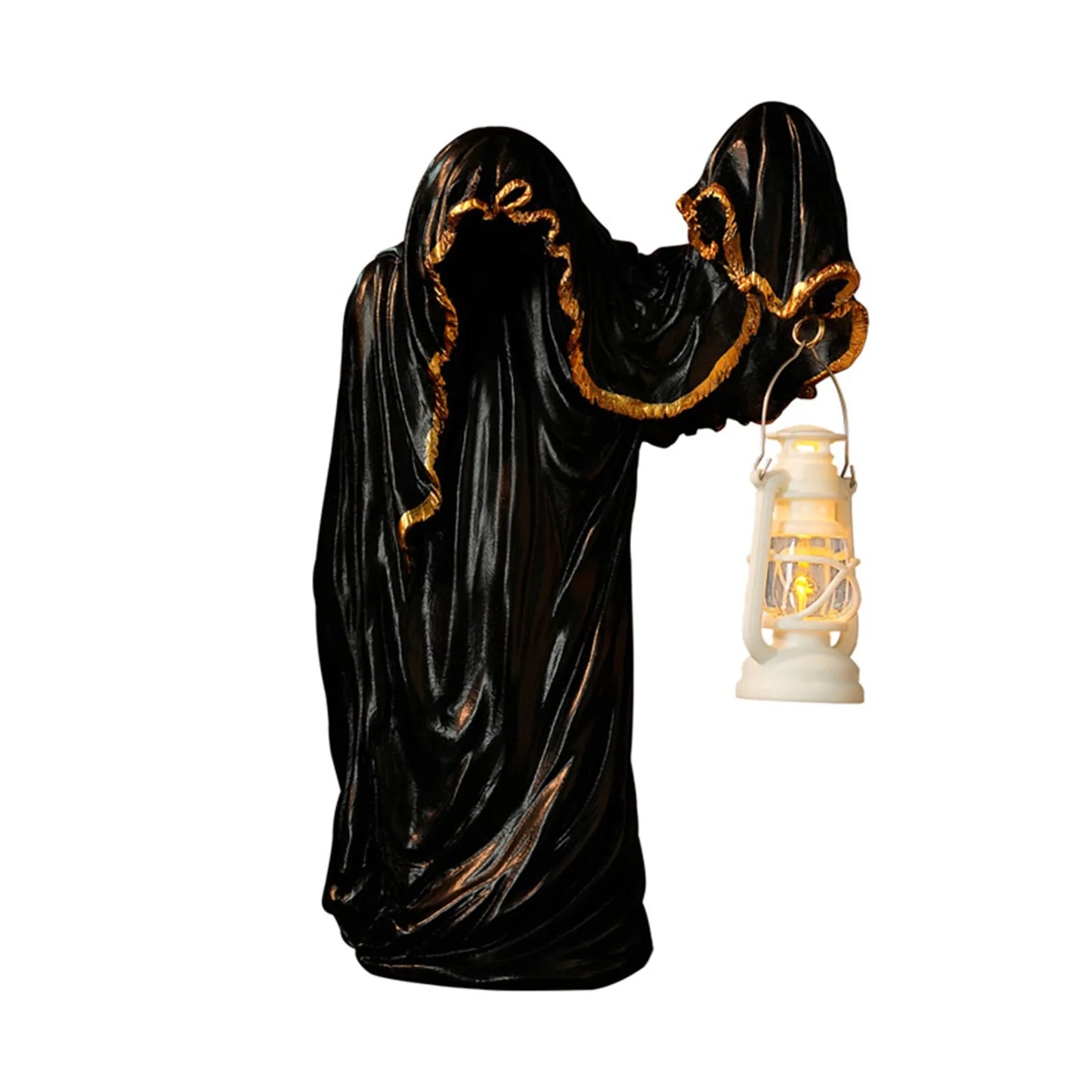 Dark Mysterious Man In Black Halloween Decoration Creative Ornaments Home Decor